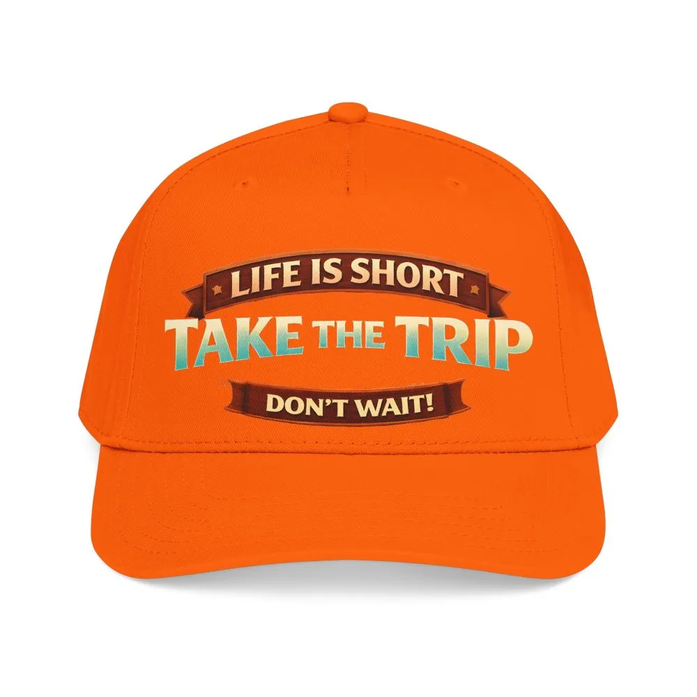 10244165902858621348_2048.jpeg Baseball Cap - "Live Is Short Take The Trip" Design Scenic-Line