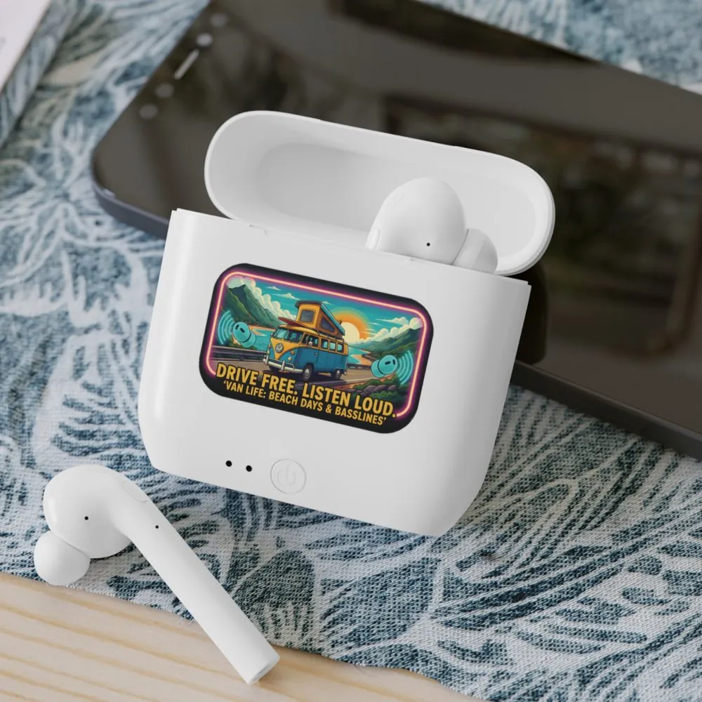 Essos Wireless Earbuds — "Drive Free, Listen Loud" Van Life Beach Vibes