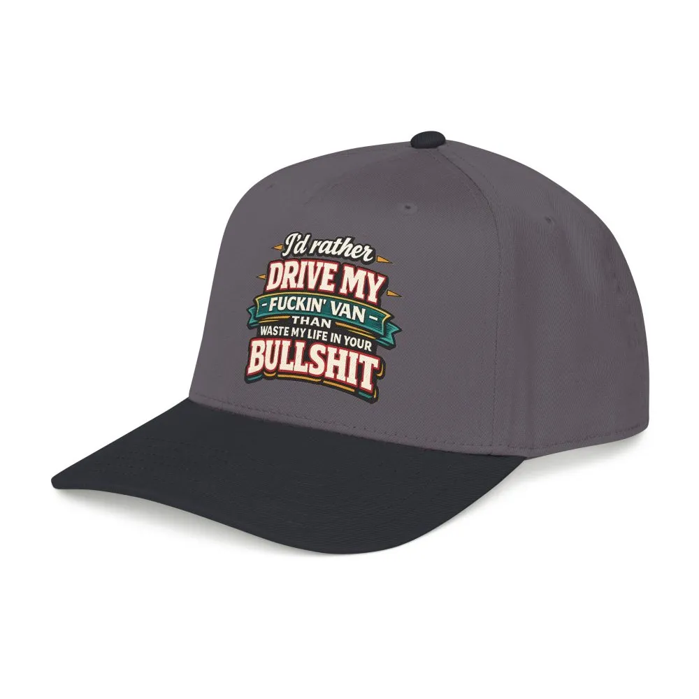 Baseball Cap - "I´d Rather Drive My Fucking Van" Design F**K-Line