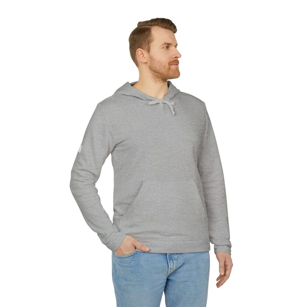 Hoodie(Adidas) — "Home Is Where You Park It-Adventure is the destination" Outdoor Travel Pullover (Only Back Printed)