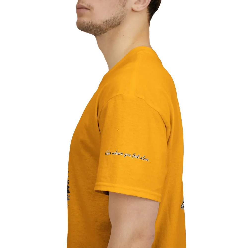 10293070715320742367_2048.jpeg Unisex Heavy Cotton Tee — "Go Where You Feel Alive" Design Minimal-Line