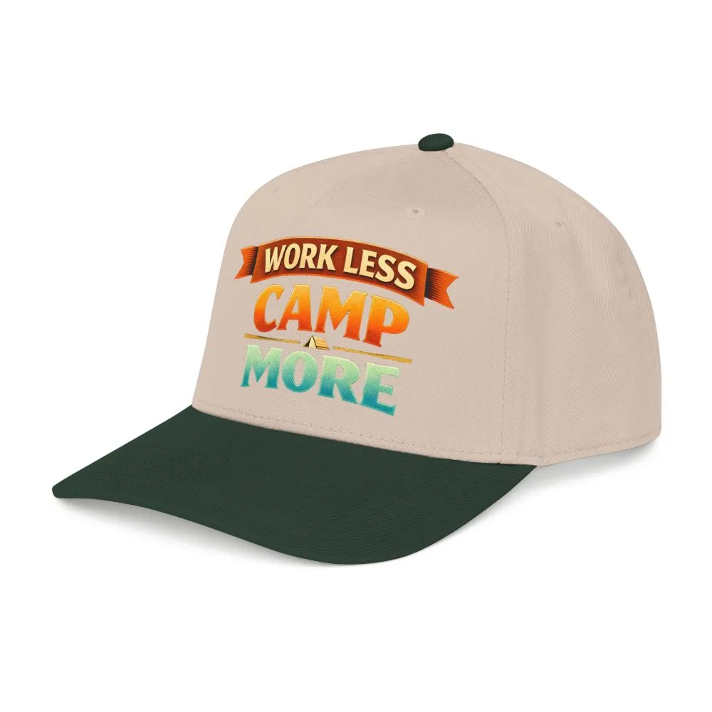 1031918994646979606_2048.jpeg Baseball Cap - "Work Less-Camp More" Design Scenic-Line