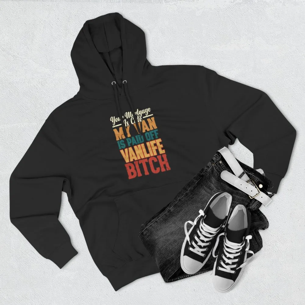 10320164388141111679_2048.jpeg Three-Panel Fleece Hoodie - "Your Mortgage Is Cute" Design F**K-Line