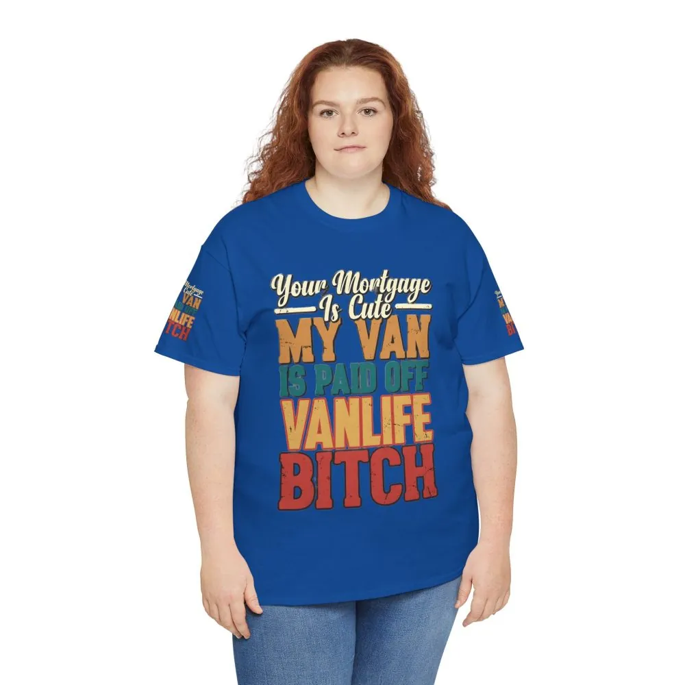 1032630109959210441_2048.jpeg Unisex Heavy Cotton Tee — "Your Mortgage Is Cute" Design F**K-Line