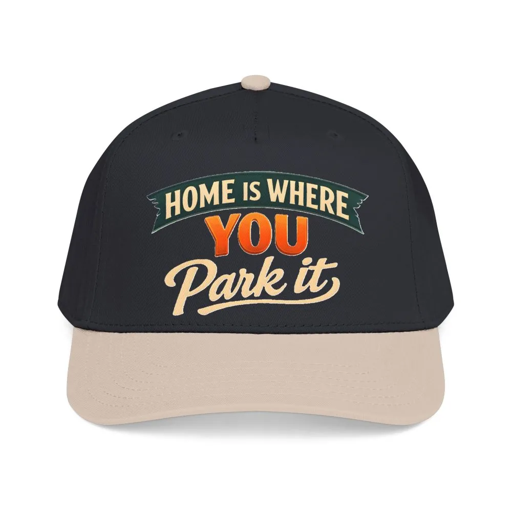 10334060228139103797_2048.jpeg Baseball Cap - "Home Is where You Park It" Design Scenic-Line
