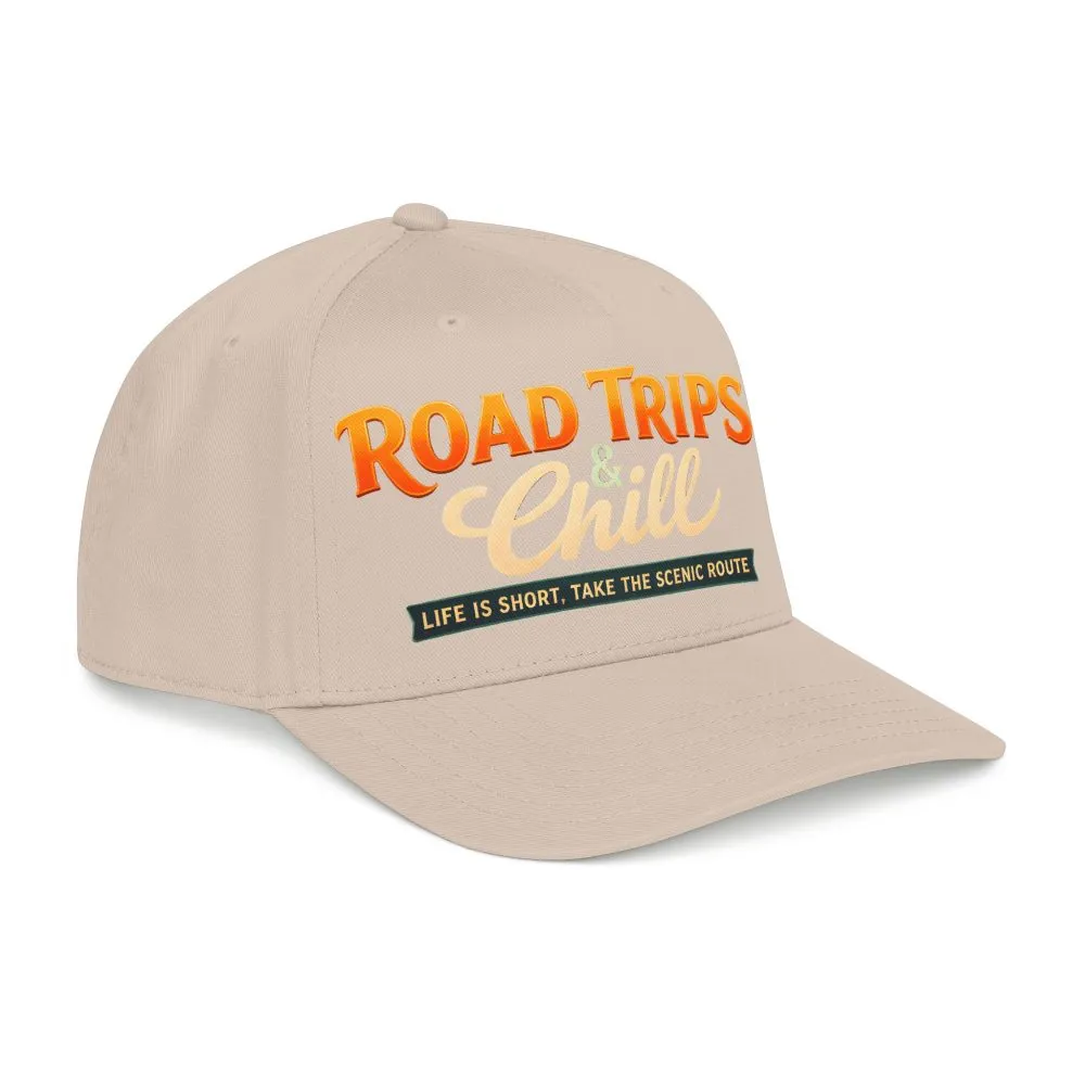 1035214540772180038_2048.jpeg Baseball Cap - "Road Trips And Chill" Design Scenic-Line