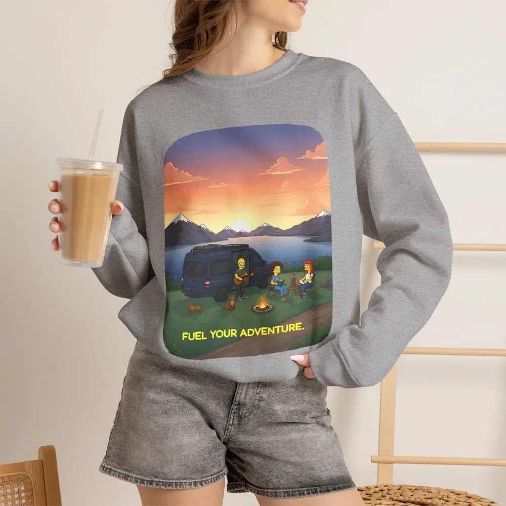 10373114024118705132_2048.jpeg Unisex Heavy Blend™ Crewneck Sweatshirt — "Fuel Your Adventure" Design Sitcom-Line