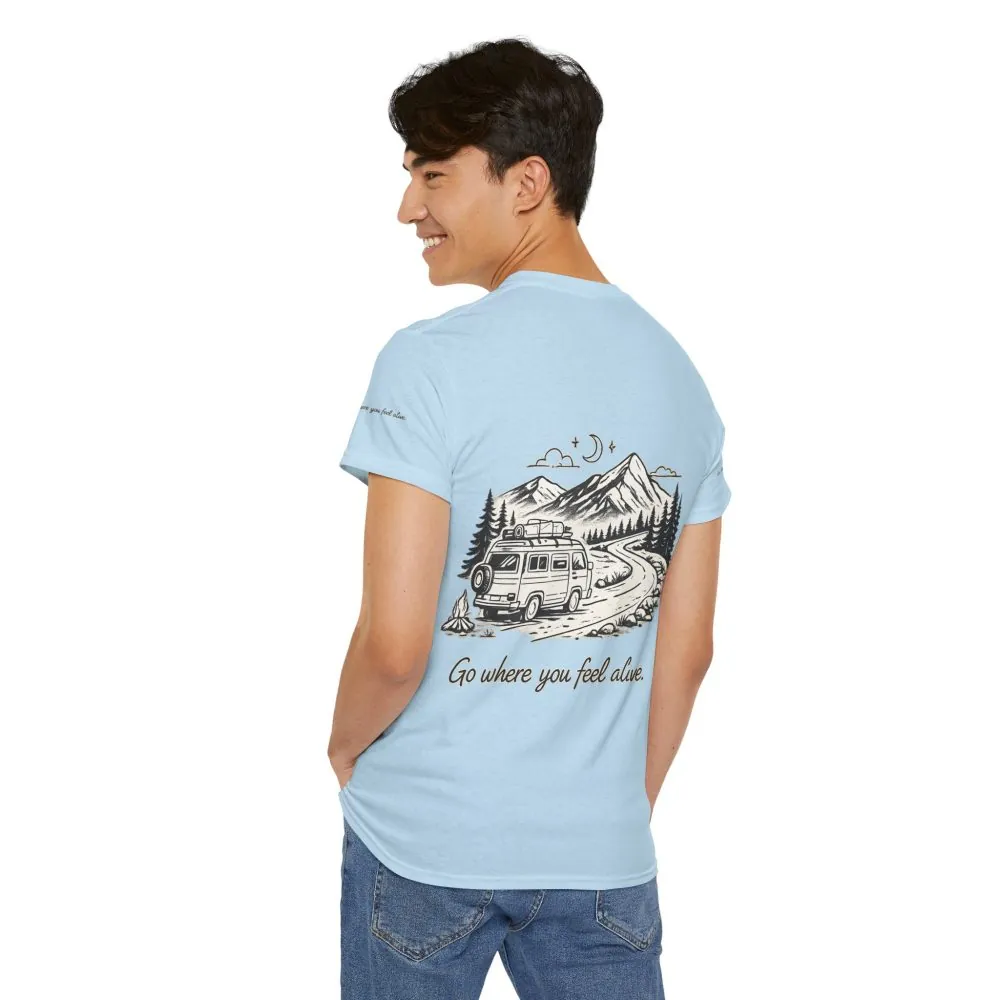 10392945690991898506_2048.jpeg Unisex Heavy Cotton Tee — "Go Where You Feel Alive" Design Minimal-Line