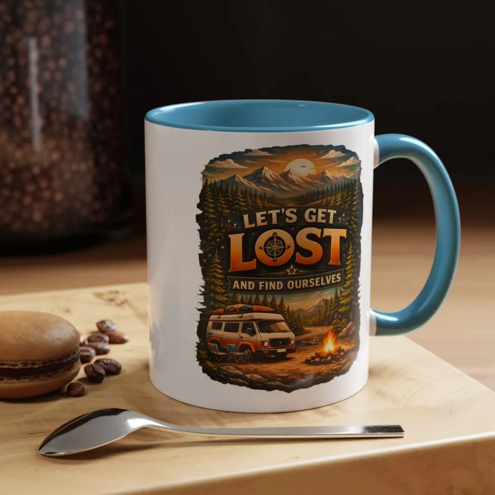 10422767178130614234_2048.jpeg Accent Coffee Mug (11, 15oz) — "Let´s Get Lost And Find Ourselfs" Design Scenic-Line