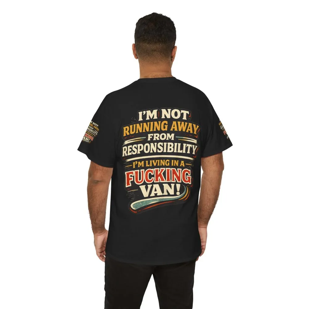 10464375648350087775_2048.jpeg Unisex Heavy Cotton Tee — "I`m Not running Away" Design F**K-Line