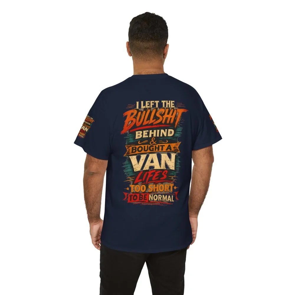 1047324402252325874_2048.jpeg Unisex Heavy Cotton Tee — "I Left The Bullshit" Design F**K-Line