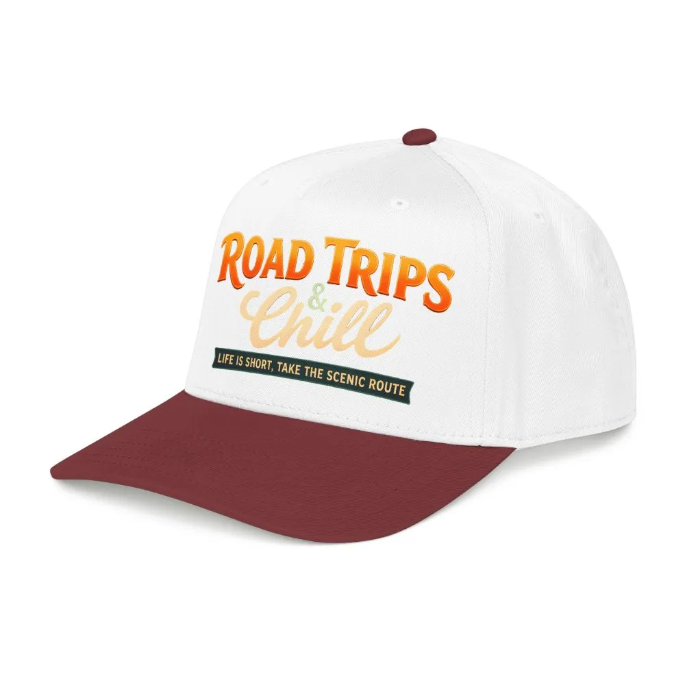 1048283163835364278_2048.jpeg Baseball Cap - "Road Trips And Chill" Design Scenic-Line