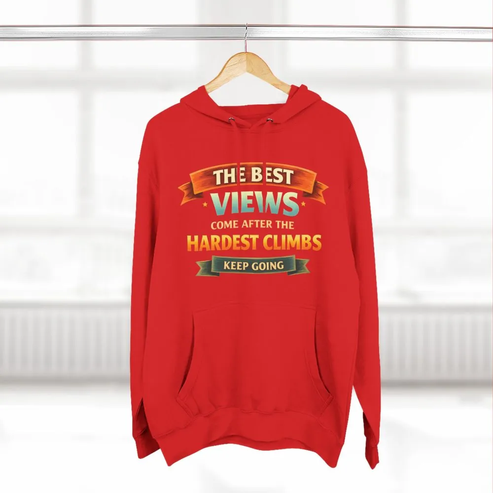 10511700139483929560_2048.jpeg Three-Panel Fleece Hoodie - "The Best Views" Design Scenic-Line