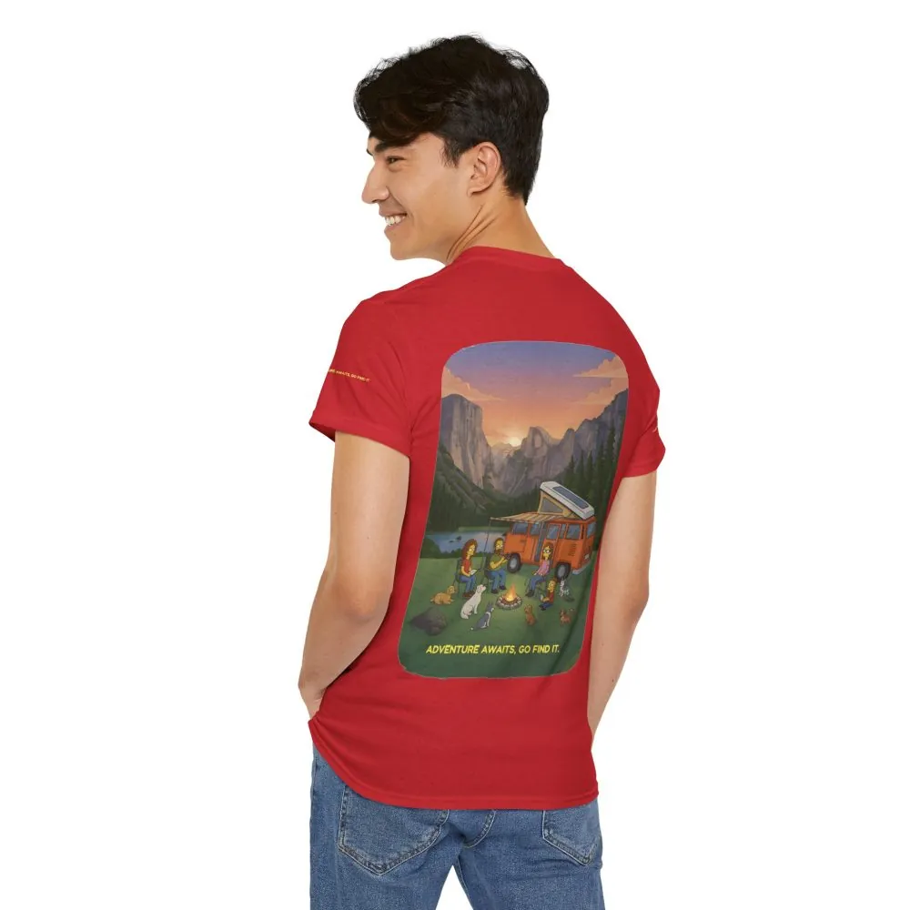 1059518090645505510_2048.jpeg Unisex Heavy Cotton Tee — "Adventure Awaits-Go Find It" Design Sitcom-Line
