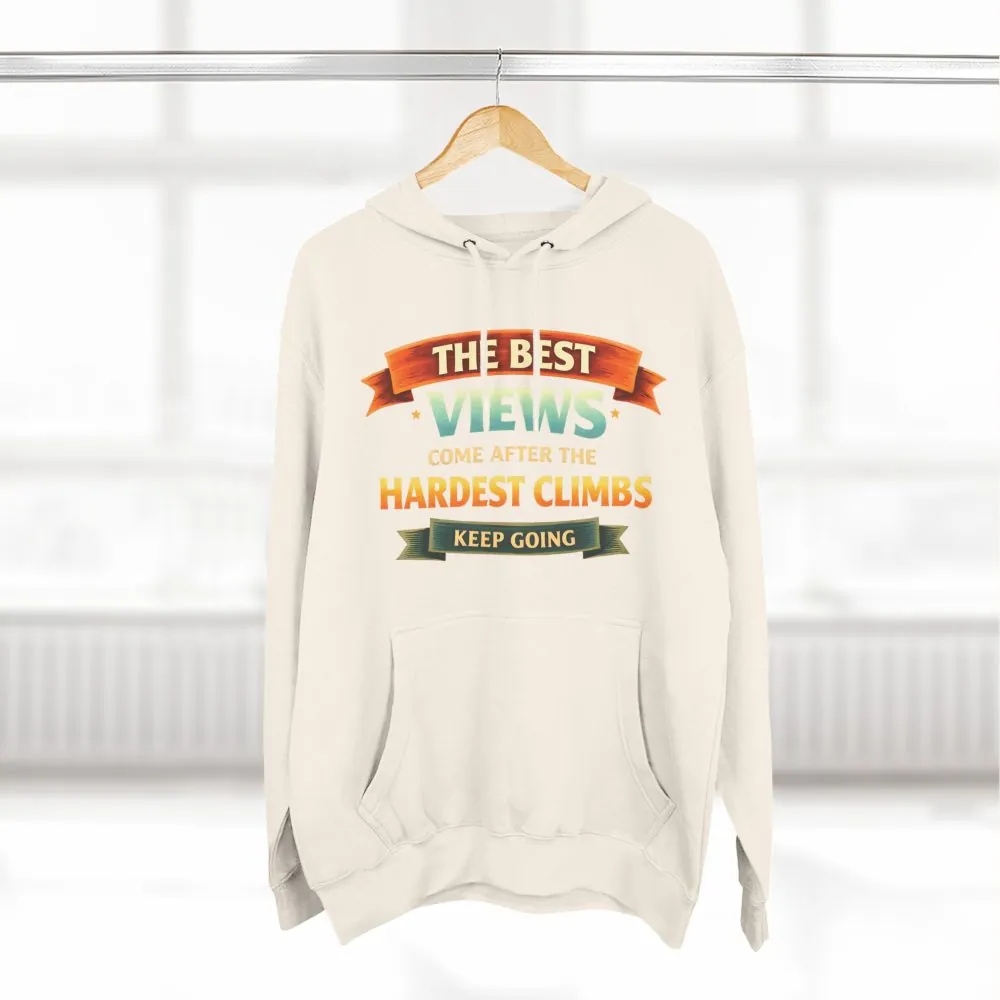 10677055468042852753_2048.jpeg Three-Panel Fleece Hoodie - "The Best Views" Design Scenic-Line