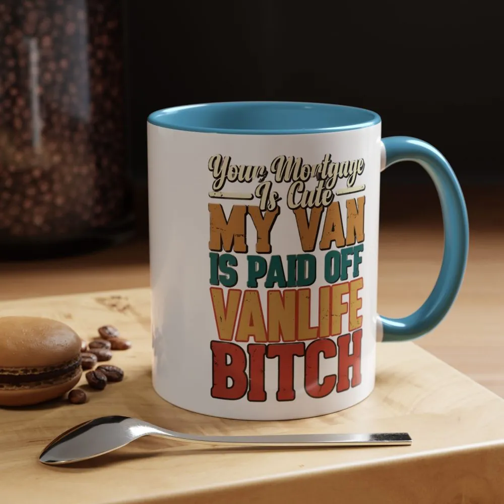 10730459400301470361_2048.jpeg Accent Coffee Mug (11, 15oz) — "Your Mortgage Is Cute" Design F**K-Line
