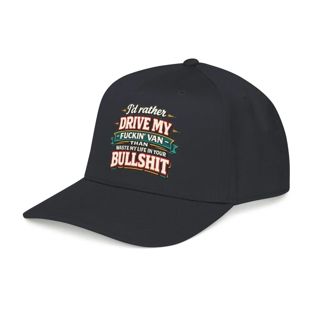 Baseball Cap - "I´d Rather Drive My Fucking Van" Design F**K-Line