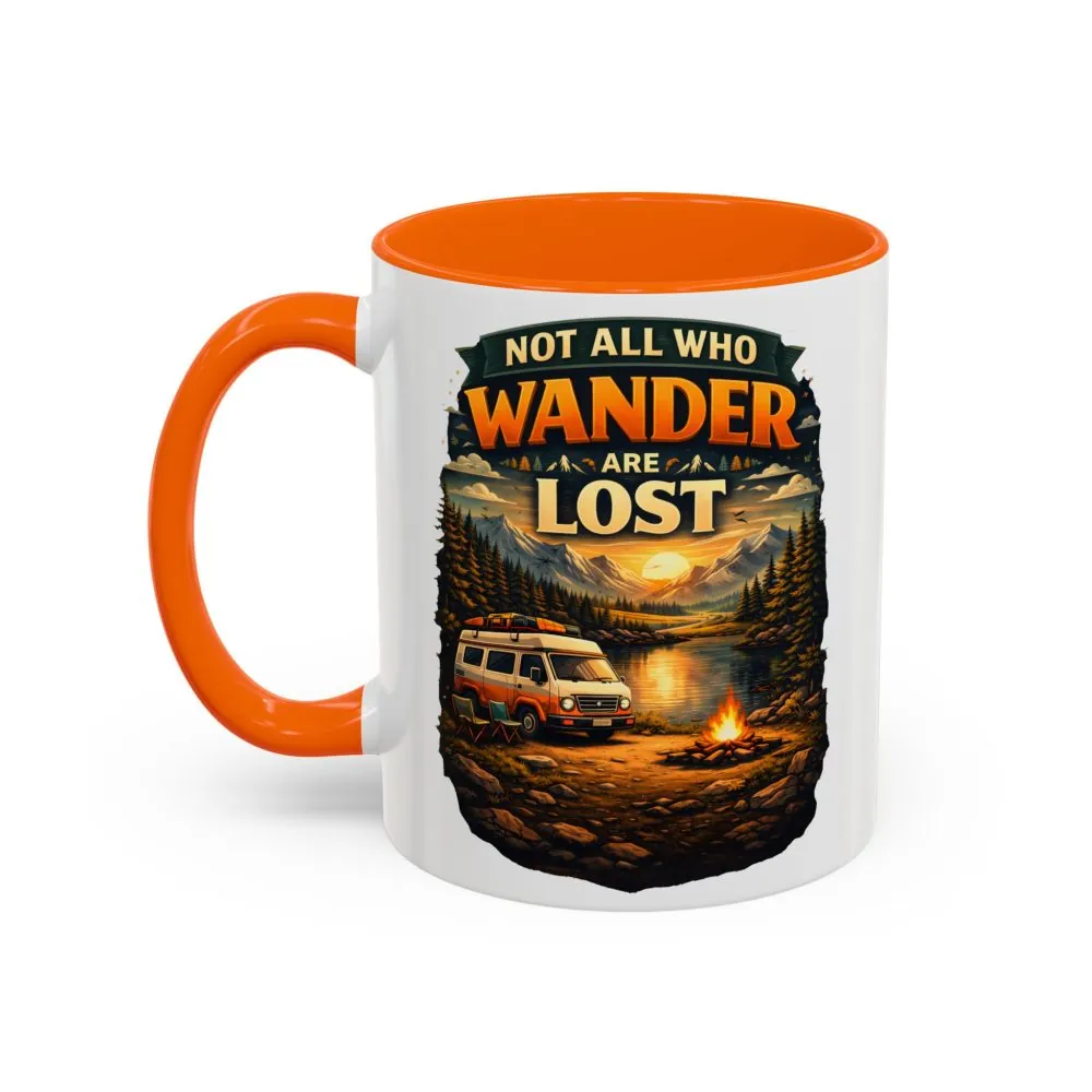 10768210602109557030_2048.jpeg Accent Coffee Mug (11, 15oz) — "Not All Who Wander Are Lost" Design Scenic-Line