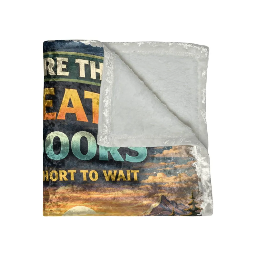 10800106246129720427_2048.jpeg Crushed Velvet Blanket —"Explore The Great Outdoors" Design Scenic-Line (Campervan)