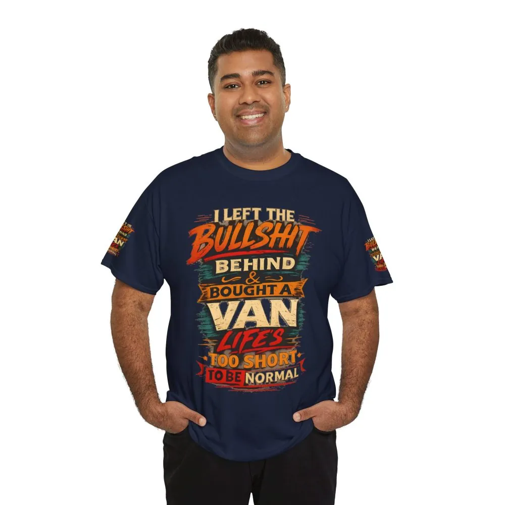 1082732673635558425_2048.jpeg Unisex Heavy Cotton Tee — "I Left The Bullshit" Design F**K-Line