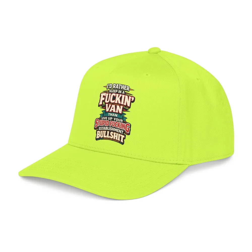 10828478263611468112_2048.jpeg Baseball Cap - "I´d Rather Sleep in A Fucking Van" Design F**K-Line