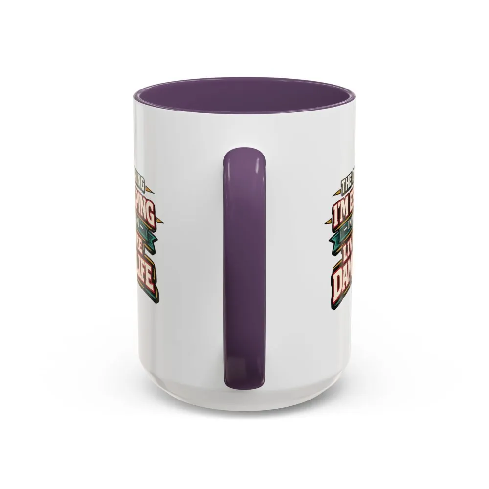 1083257782552288098_2048.jpeg Accent Coffee Mug (11, 15oz) — "The Only Thing I´m Escaping" Design F**K-Line