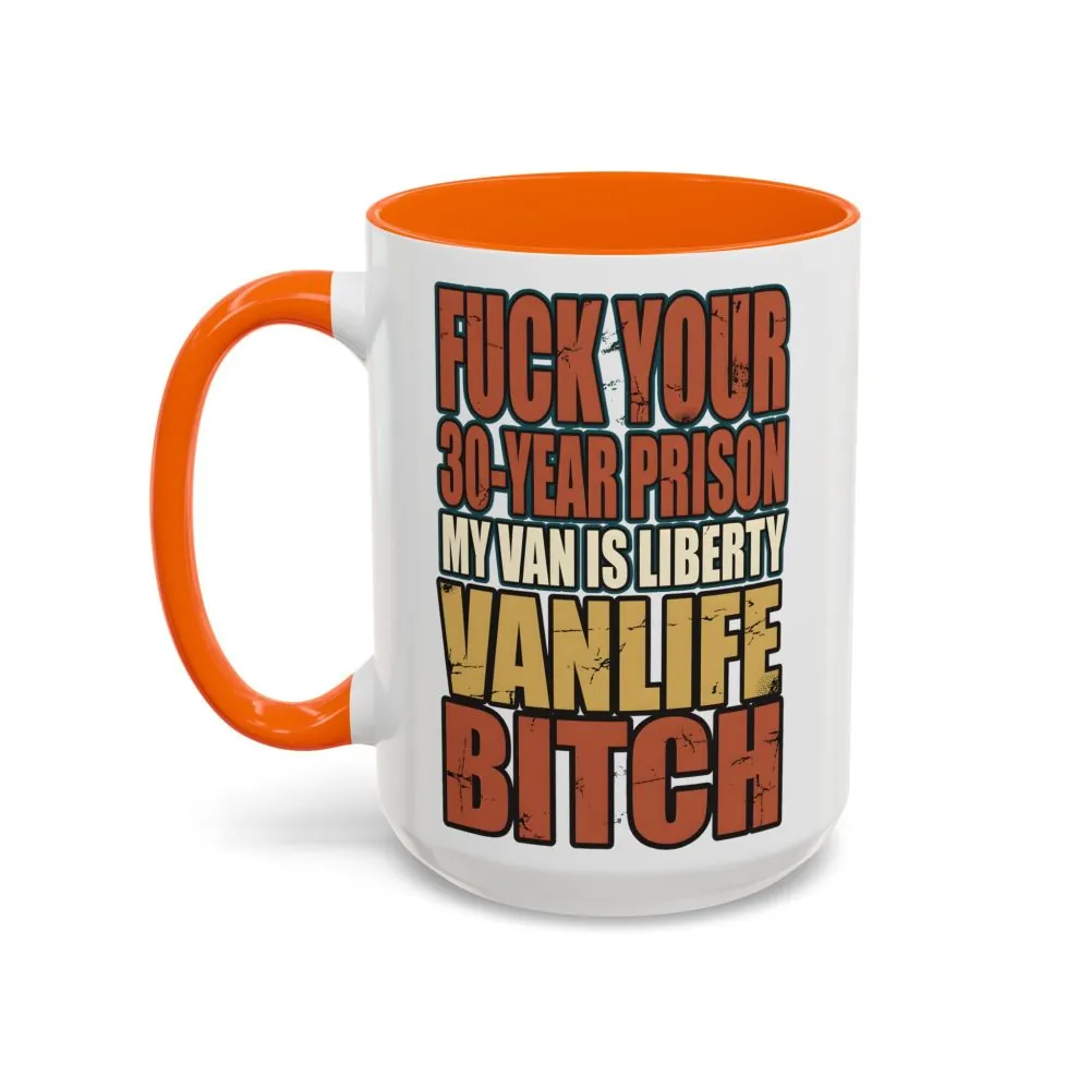 10837233348960091810_2048.jpeg Accent Coffee Mug (11, 15oz) — "Fuck Your 30 Year" Design F**K-Line
