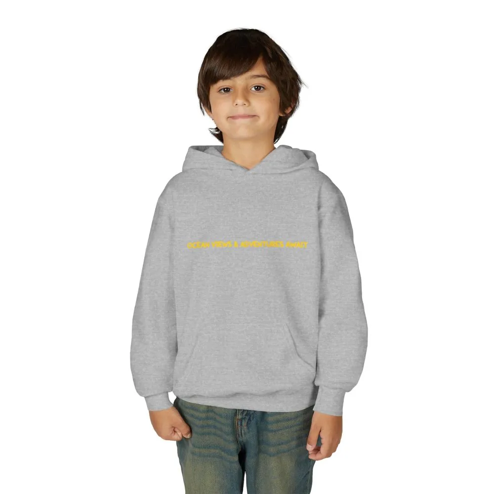 10847761659386532785_2048.jpeg Youth Hoodie(Gildan) – "Ocean Views-Adventures Awaits" (Design Sitcom-Line)