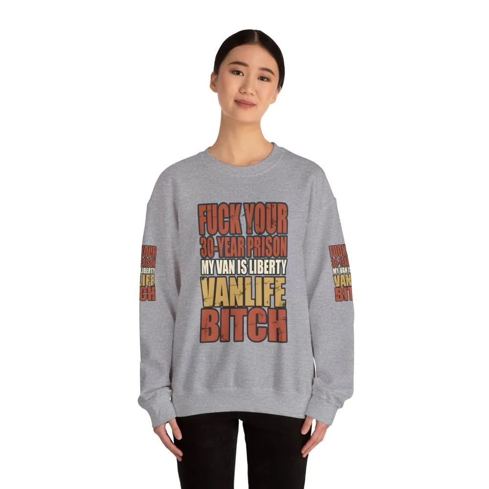 10853341354661013291_2048.jpeg Unisex Heavy Blend™ Crewneck Sweatshirt — "Fuck Your 30 Year" Design F**K-Line