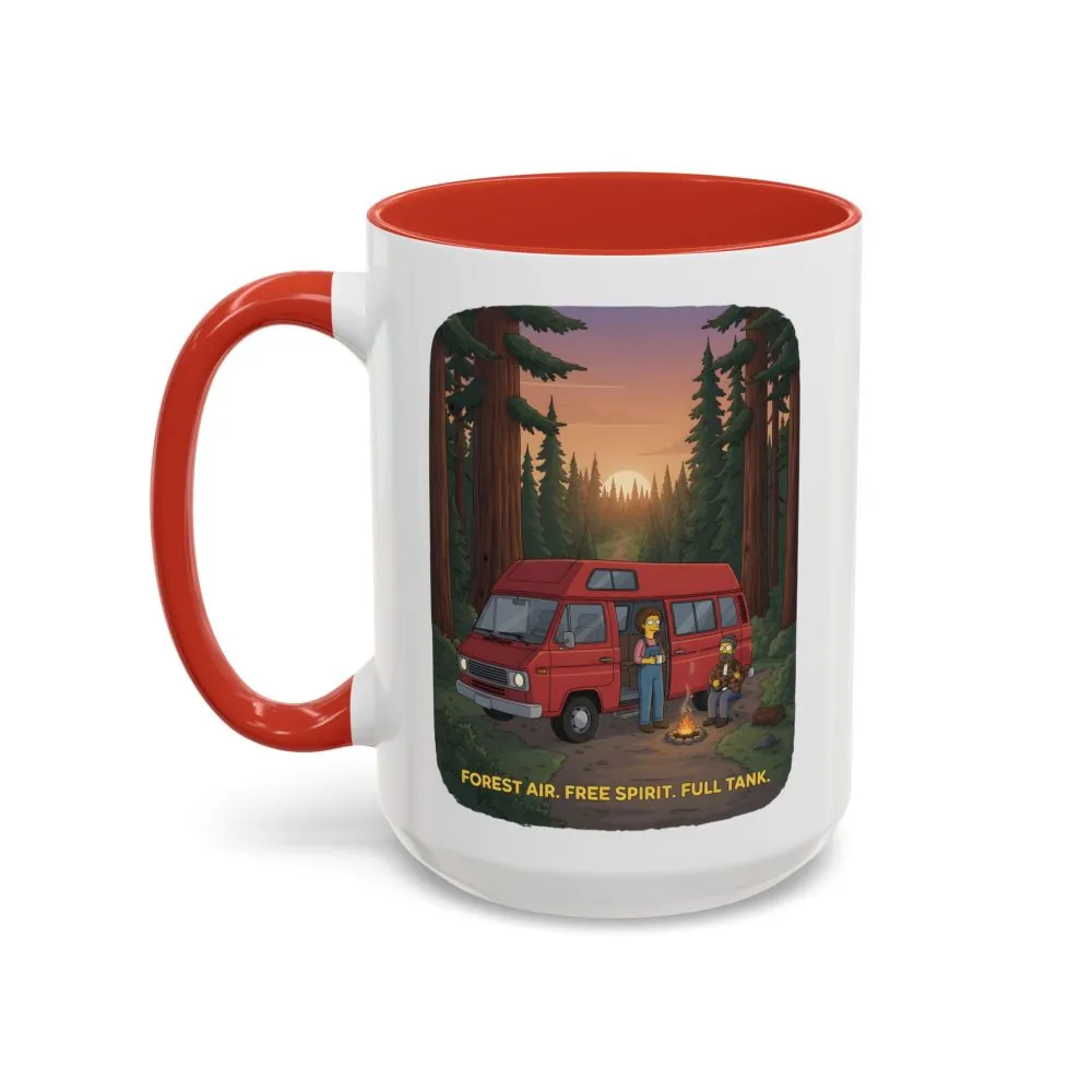 10925413945041169595_2048.jpeg Accent Coffee Mug (11, 15oz) — "Forest Air Free Spirit Full Tank" Design Sitcom-Line