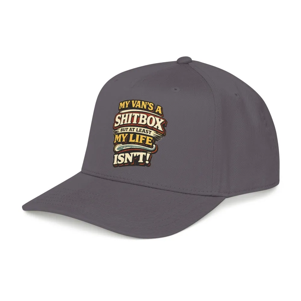 10927229903034339047_2048.jpeg Baseball Cap - "My Van`s A Shitbox" Design F**K-Line