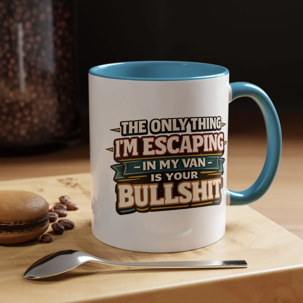 10947525295148015883_2048.jpeg Accent Coffee Mug (11, 15oz) — "The Only Thing I´m Escaping" Design F**K-Line