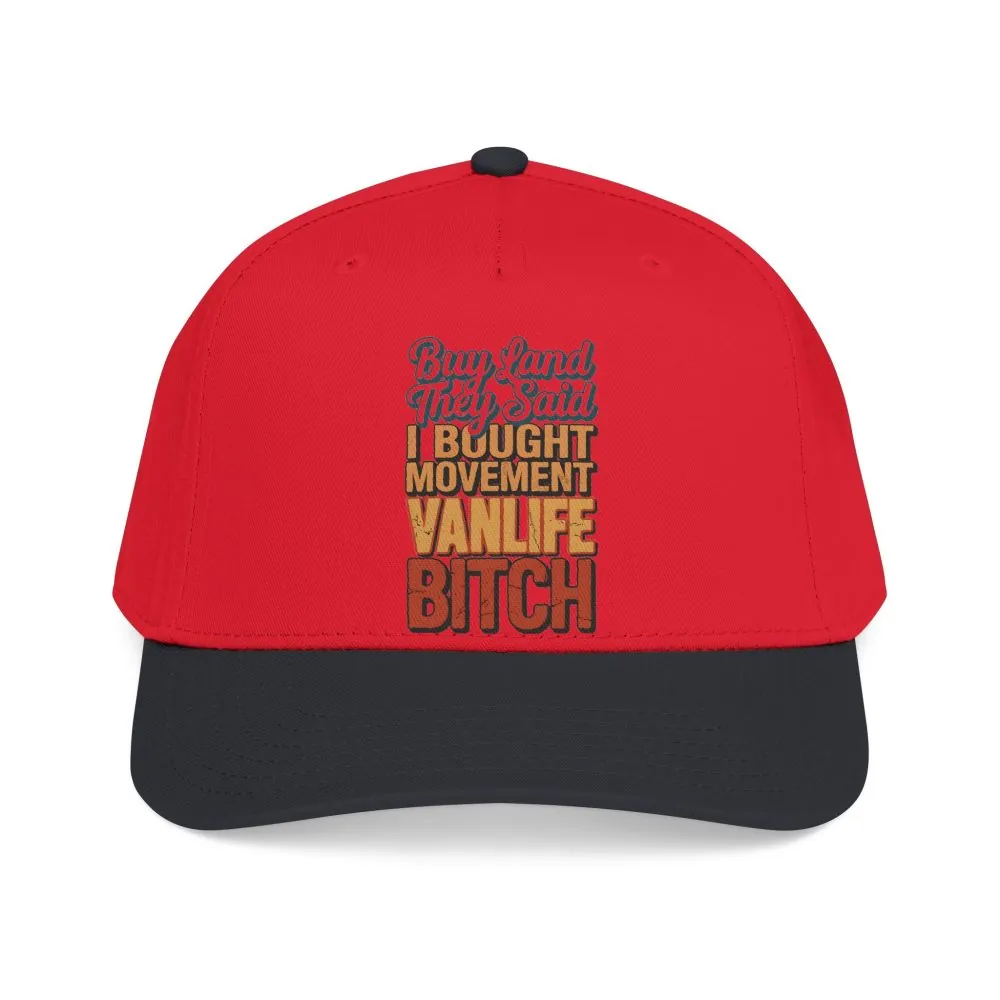 Baseball Cap - "Buy Land They Said" Design F**K-Line
