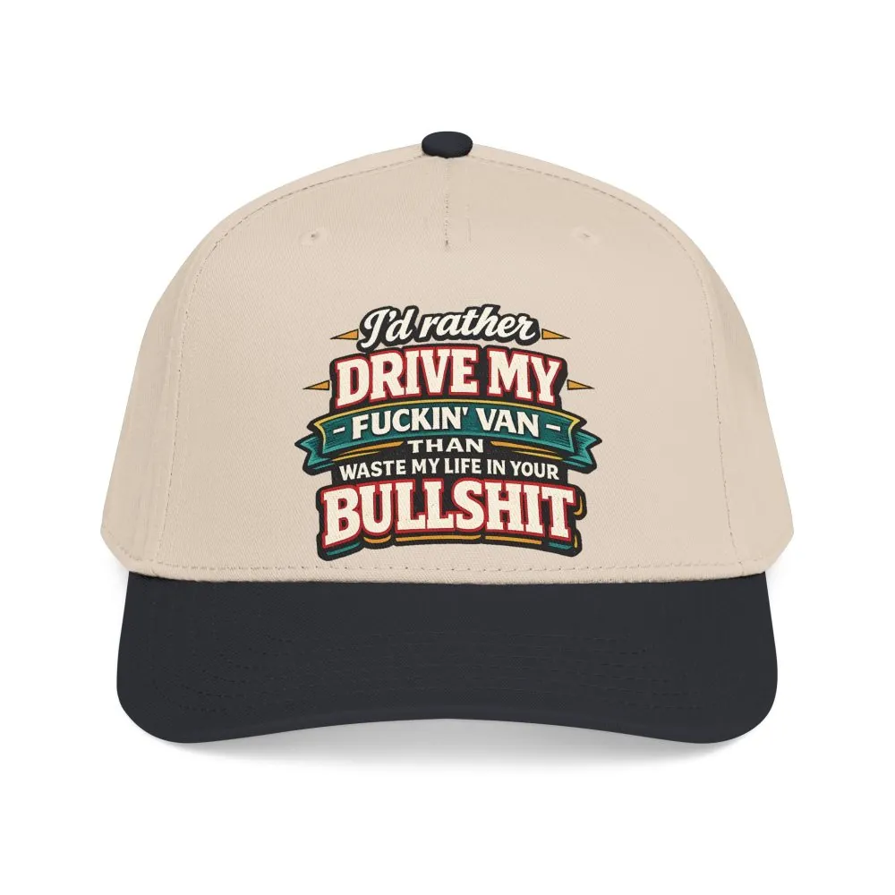 Baseball Cap - "I´d Rather Drive My Fucking Van" Design F**K-Line