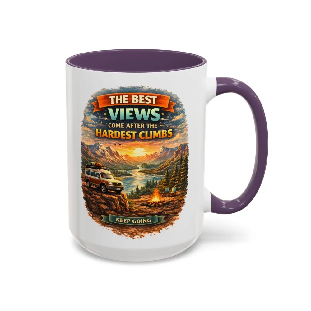 1104513117376356294_2048.jpeg Accent Coffee Mug (11, 15oz) — "The Best Views" Design Scenic-Line