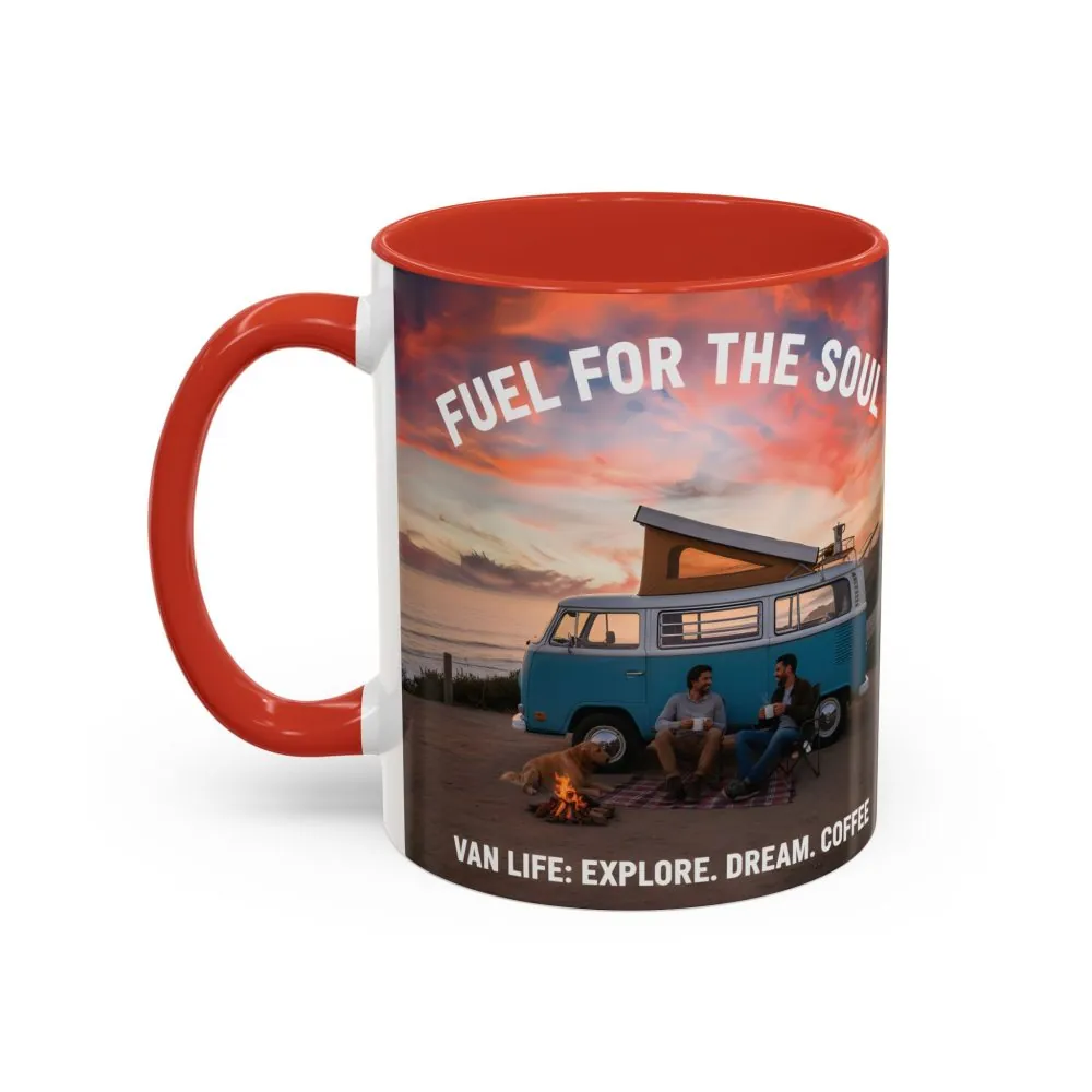 Accent Coffee Mug (11, 15oz) — "Fuel for the Soul"