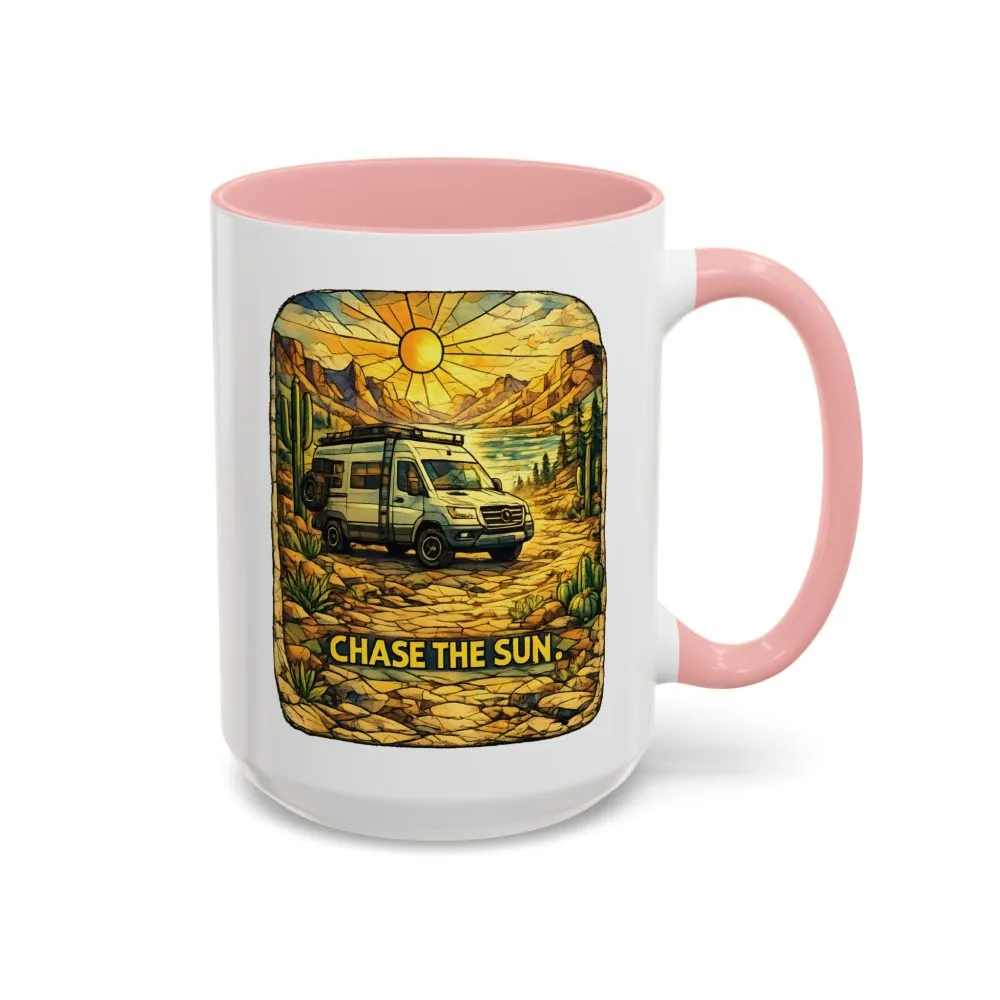 11072437348470765652_2048.jpeg Accent Coffee Mug (11, 15oz) — "Chase The Sun" Design Cubic-Line