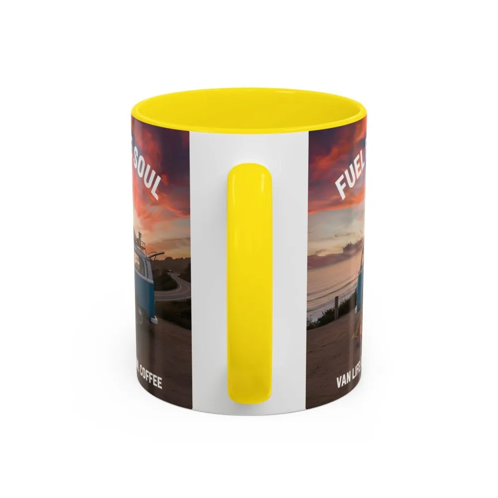 Accent Coffee Mug (11, 15oz) — "Fuel for the Soul"