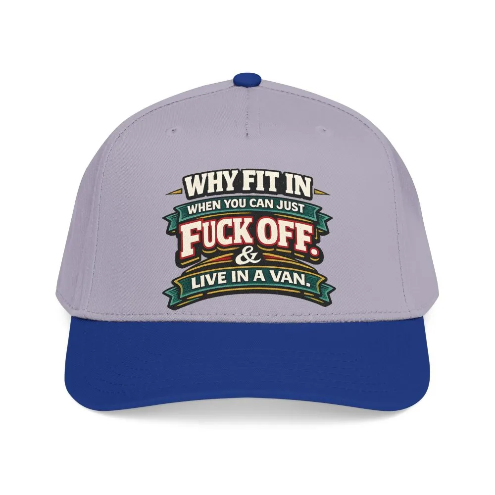 Baseball Cap - "Why Fit In" Design F**K-Line
