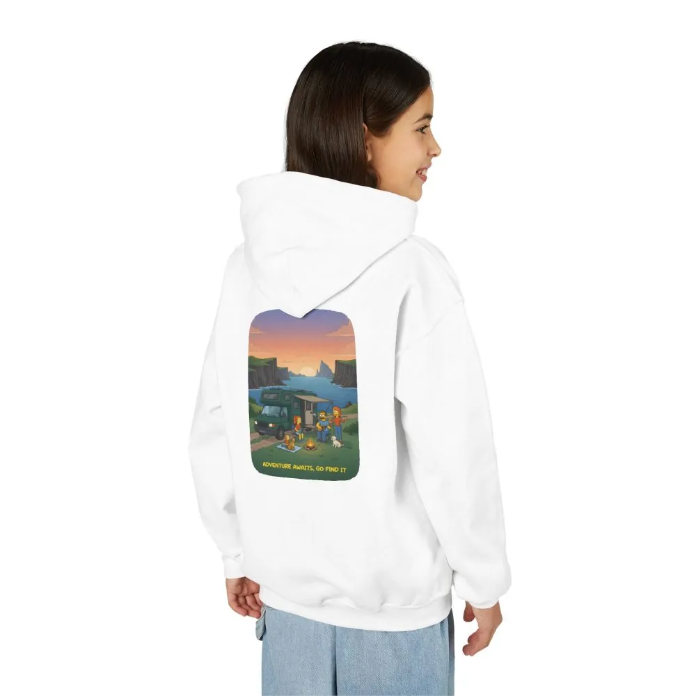 11118518029114357314_2048.jpeg Youth Hoodie(Gildan) – "Adventure Awaits-Go Find It" (Design Sitcom-Line)