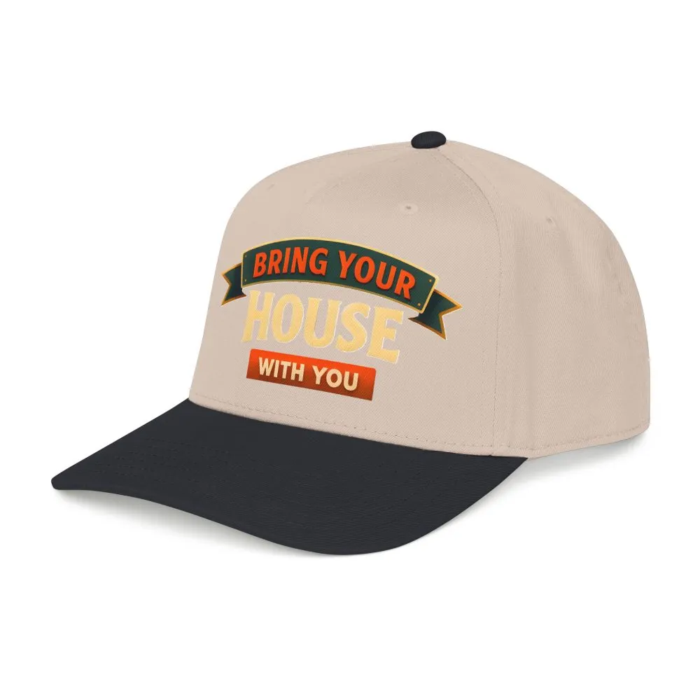 Baseball Cap - "Bring Your House With You" Design Scenic-Line
