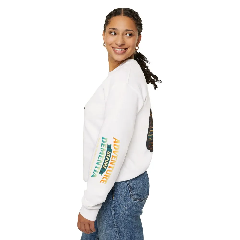 11129864994152836582_2048.jpeg Unisex Heavy Blend™ Crewneck Sweatshirt — "Adventure Before Dementia" Design Scenic-Line