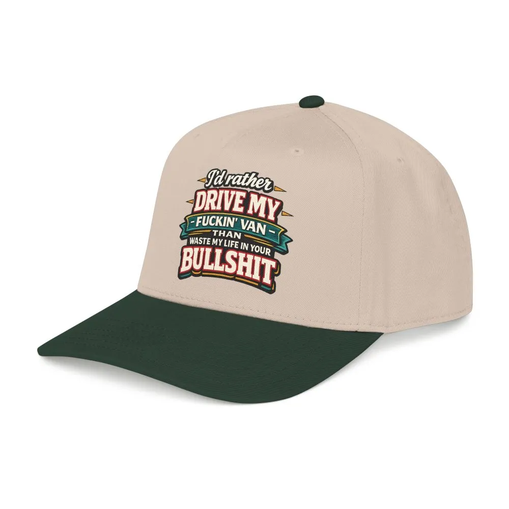 Baseball Cap - "I´d Rather Drive My Fucking Van" Design F**K-Line