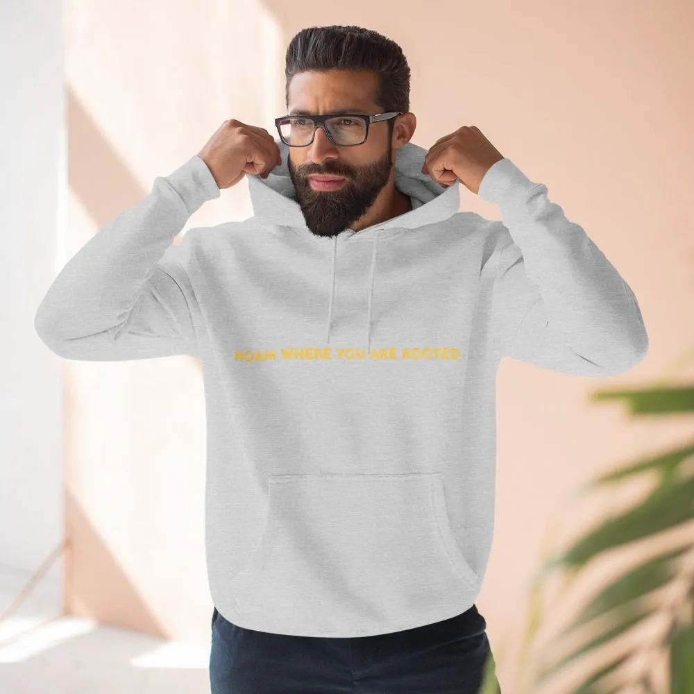 11135114565633827613_2048.jpeg Three-Panel Fleece Hoodie - "Roam Where You Are Rooted" Design Sitcom-Line