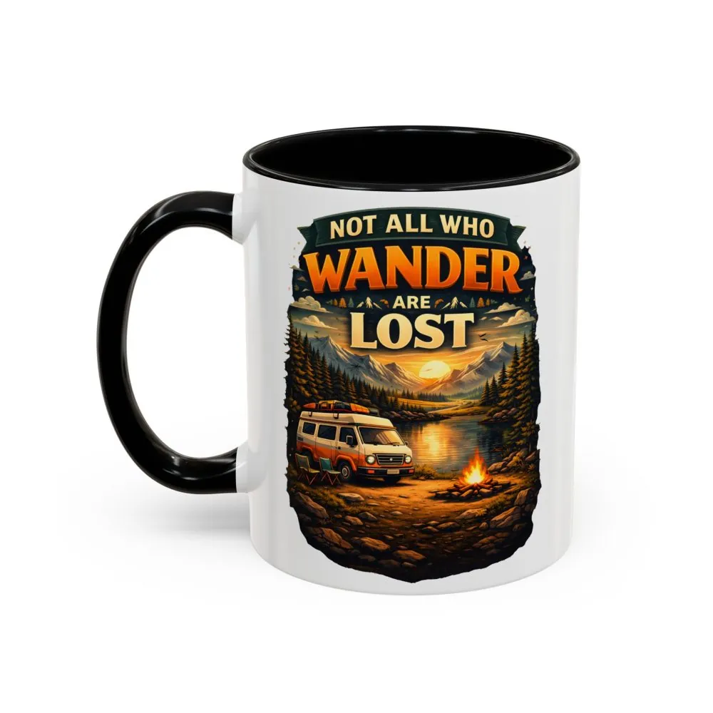 11135164344248513933_2048.jpeg Accent Coffee Mug (11, 15oz) — "Not All Who Wander Are Lost" Design Scenic-Line