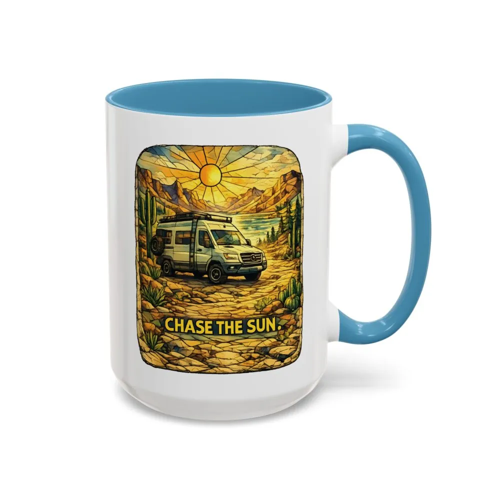 11148394825284380582_2048.jpeg Accent Coffee Mug (11, 15oz) — "Chase The Sun" Design Cubic-Line