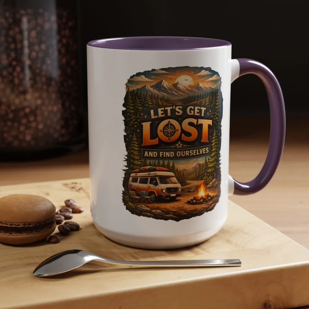 11290634657363831138_2048.jpeg Accent Coffee Mug (11, 15oz) — "Let´s Get Lost And Find Ourselfs" Design Scenic-Line