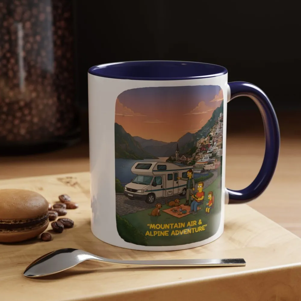 11296149682821048148_2048.jpeg Accent Coffee Mug (11, 15oz) — "Mountain Air-Alpine Adventure" Design Sitcom-Line