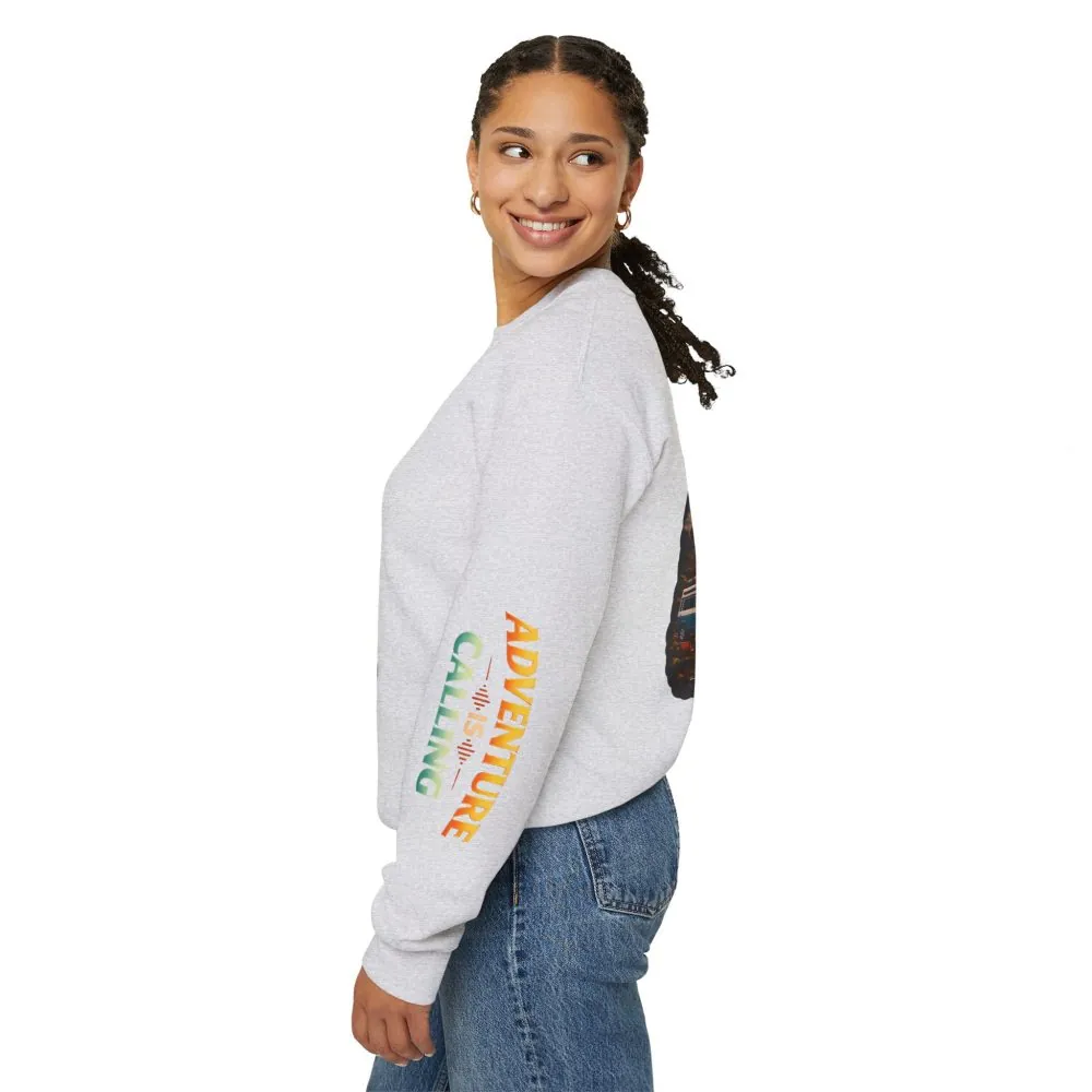 11296381445498570693_2048.jpeg Unisex Heavy Blend™ Crewneck Sweatshirt — "Adventure Is Calling" Design Scenic-Line
