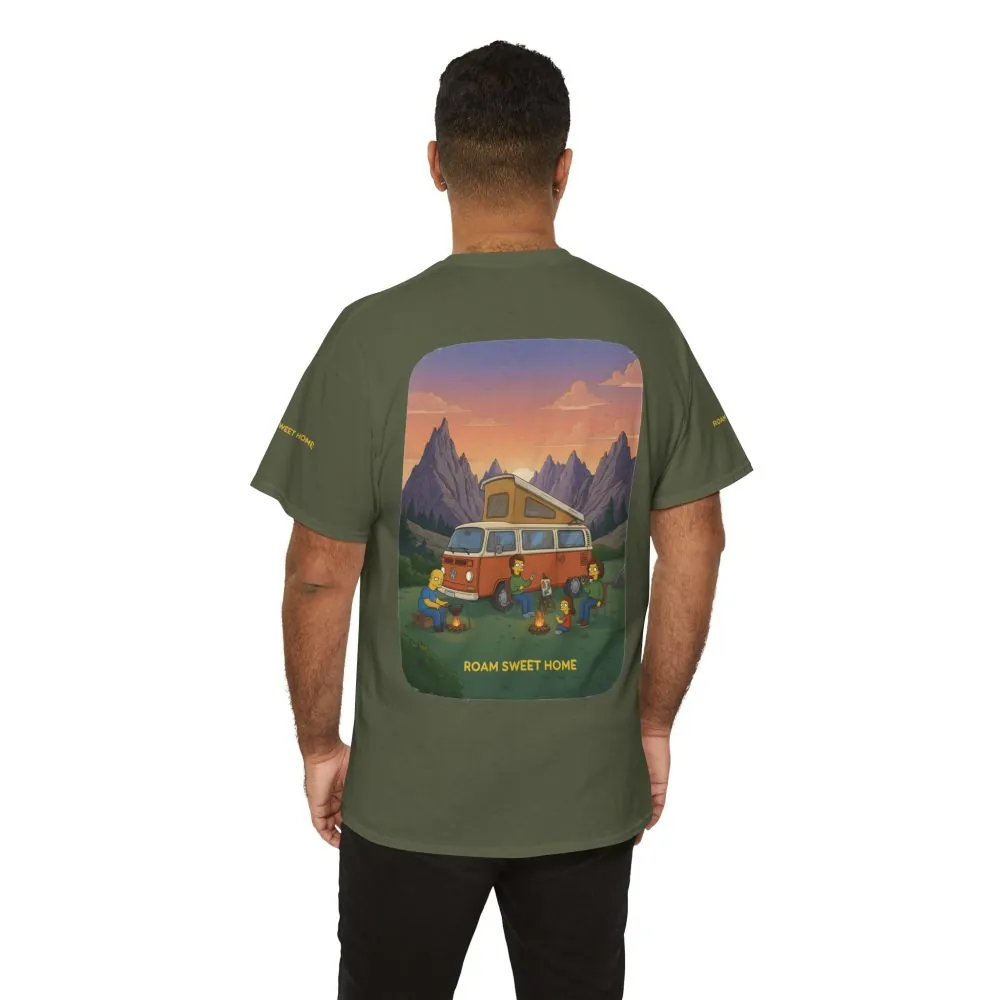 11301629197216241950_2048.jpeg Unisex Heavy Cotton Tee — "Roam Sweet Home" Design Sitcom-Line